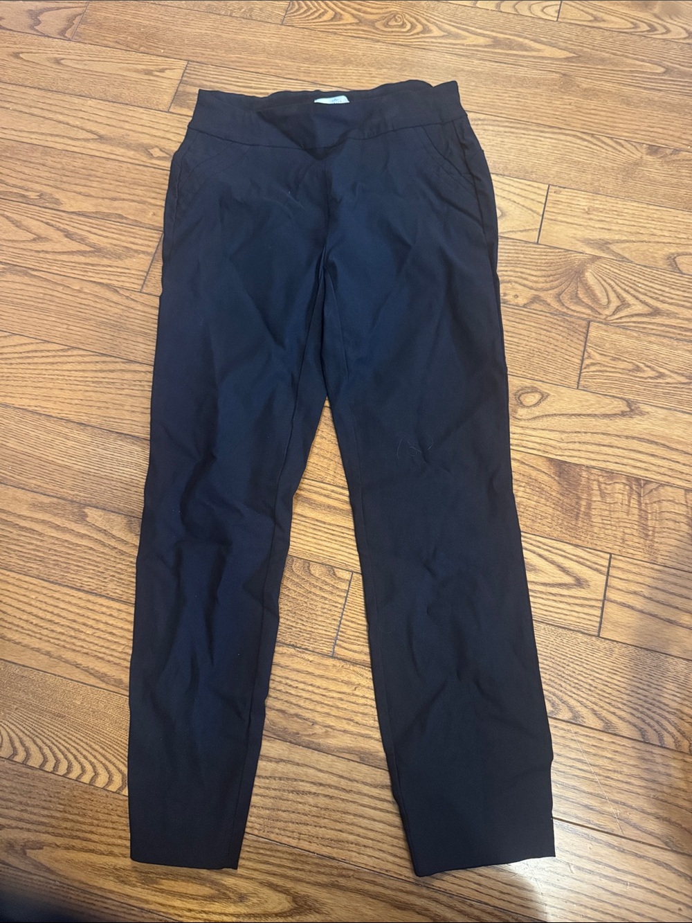 RW&CO. Black Straight-Leg Pull-On dress Pants